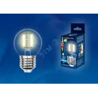 Лампа светодиодная LED 6вт 200-250В шар прозрачное 500Лм Е27 3000К Sky филамент