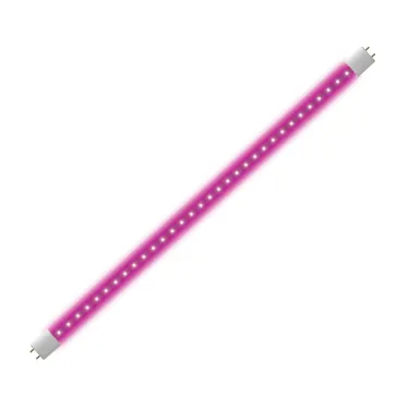 Лампа светодиодная для растений 9W LED-T8-9W/SPSB/G13/CL PLP30WH Форма T8, прозрачная. Спектр для рассады и цветения.