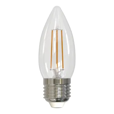 LED-C35-5W/NW/E27/CL/DIM GLA01TR Лампа светодиодная диммируемая. Форма свеча, прозрачная. Серия Air. Белый свет (4000K). Картон. ТМ