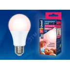Лампа светодиодная диммируемая для птиц. Спектр для яйценоскости. LED-A60-9W/SCEP/E27/FR/DIM IP65 PLO65WH