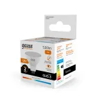 Лампа светодиодная LED 7 Вт 530 лм 3000К софит MR16 теплый GU5.3 AC/DC 12В низковольтная Elementary Gauss