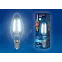 Лампа светодиодная LED 6вт 200-250В свеча прозрачное 500Лм Е14 4000К Sky филамент