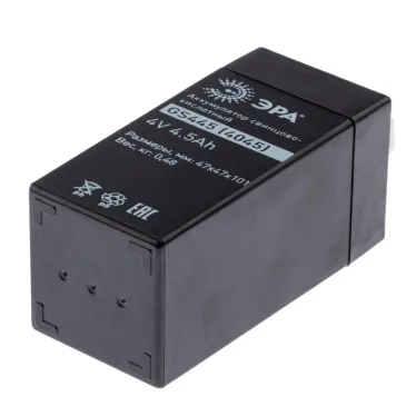 Аккумулятор GS445 (Cвинцово-кислотный 4V 4,5) (25/900) | Б0050077 | ЭРА