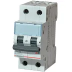 Выключатель автоматический двухполюсный TX3 6000 25А C 6кА | 404044 | Legrand