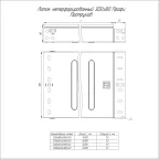 Лоток неперфорированный Профи HDZ 300х80x3000 (1,2 мм) (6 м/уп)