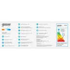 Светильник светодиодный настенный бра 6 Вт 300 лм 4000К AC 220В Серый IP20 290х110х40мм Elena Gauss