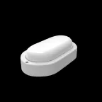 Светильник светодиодный пылевлагозащищенный для ЖКХ Elementary овал 8W 700lm 6500K 160-260V IP65 160*90*46мм белый LED 1/40 | 161411308 | Gauss