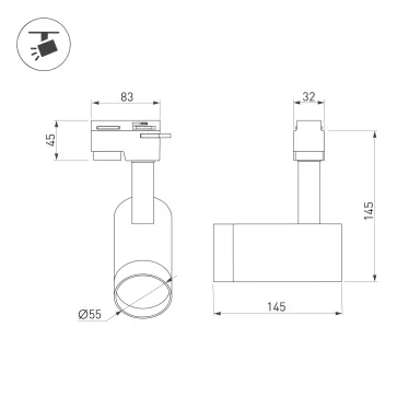 Светильник SP-TOR-PILL-PRISM-R400-25W Day4000 (WH, 100 deg, 230V) (Arlight, IP20 Металл, 3 года)