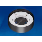 Светильник накладной GX53/FT BLACK CHROME 10 PROM. В составе набора из 10шт Корпус черный хром.