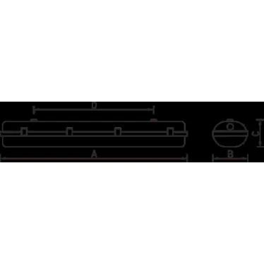 Светильник люминесцентный промышленный ЛБП/ЛПП LZ 236 HF new 2х36Вт Т8 G13 ЭПРА IP65 | 1073000230 | Световые Технологии