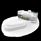 Светильник светодиодный пылевлагозащищенный для ЖКХ Elementary овал 15W 1100lm 4000K 160-260V IP65 200*98*46мм белый LED 1/40 | 161411215 | Gauss