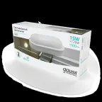 Светильник светодиодный пылевлагозащищенный для ЖКХ Elementary овал 15W 1100lm 4000K 160-260V IP65 200*98*46мм белый LED 1/40 | 161411215 | Gauss