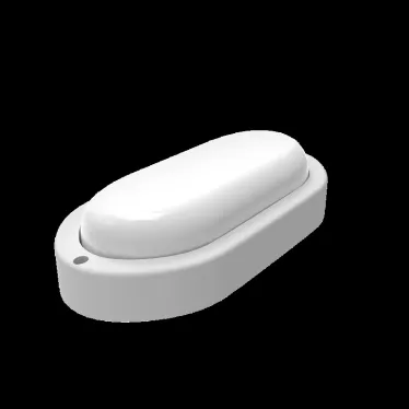 Светильник светодиодный пылевлагозащищенный для ЖКХ Elementary овал 15W 1100lm 4000K 160-260V IP65 200*98*46мм белый LED 1/40 | 161411215 | Gauss