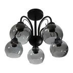 Светильник Берта 151 черн.муар (Плафон 06333) НСБ 01-5х60-132 Е27 ИУ