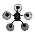 Светильник Берта 151 черн.муар (Плафон 06333) НСБ 01-5х60-132 Е27 ИУ