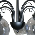 Светильник Берта 151 черн.муар (Плафон 06333) НСБ 01-5х60-132 Е27 ИУ