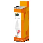 Лампа светодиодная C35 свеча 7Вт 230В 3000К E14 IEK