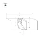 Светильник SP-LINE-HANG-6085-L995-37W Warm3000 (RAL9005, 120 deg, EM3h, 230V) IP33 (Arlight, Алюминий)