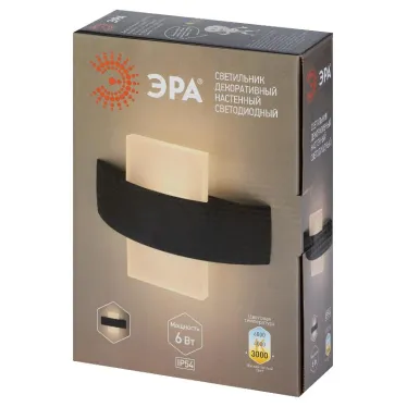 Декоративная подсветка светодиодная WL7 WH+BK 6Вт IP 54 белый/черный | Б0034605 | ЭРА