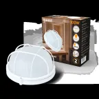 Светильник для ЖКХ НБП IP54 255*240*115 круг с решеткой под лампу Е27 max 100W, 1/8 | 926602111 | Gauss