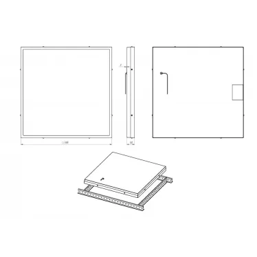 Светильник Office SE Glass 20/2700 opal 3K