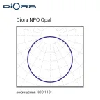 Светильник NPO SE 50/4500 opal 3K A