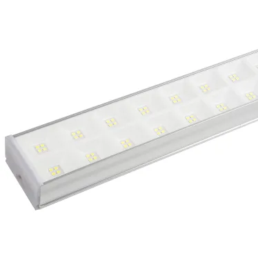 Светильник светодиодный ULO-FL120C-100W/6500K/K SILVER LINKABLE накладной соединяемый Дневной свет (6500K) Корпус серебристый Угол 120 градусов