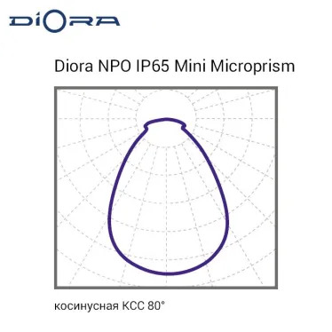 Diora NPO IP65 SE Mini 30/3700 microprism 3K