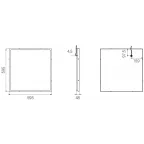 Светодиодный светильник Diora Office IP65 SE 23/3000 prism 4K A