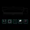 Светильник светодиодный бытовой Basic Space Stone НПС 24W 2050lm 4000K 220-240V IP20 370*340*90 LED 1/20 | 995438224 | Gauss