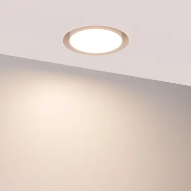 Светильник светодиодный SP-ARCLOOP-TRIMLESS-D180-20W Day4000-Warm3000 (WH, 120 deg, 230V) (ARL, Алюминий)