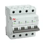 Выключатель автоматический AV-10 4P 40A (D) 10kA AVERES