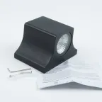 Светильник светодиодный уличный. Архитектурный накладной. ULU-S24A-5W/4000K IP65 BLACK (4000K). Корпус черный.