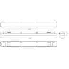 Светильник LPO/LSP SE 23/3300 прозрачный 4K A