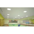 Светильник LED ОФИС СПОРТ IP40 28Вт 3600лм 4000К IP40 КСС Д накладные с решеткой текстурированный рассеиватель