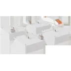 Светильник светодиодный административный офисный ДВО09-4х6-001 Cube 940