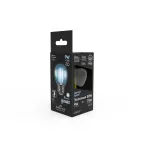 Лампа светодиодная филаментная LED 9 Вт 710 лм 4100К шар P45 нейтральный E27 AC 220В прозрачная колба Black Filament Gauss