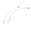Соединительный кабель (2pin) герметичный (IP67) 2х1,0кв мм белый, REXANT