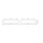 Светильник светодиодный OWP ECO LED 595 IP54/IP54 HFD 4000K mat | 1372000840 | Световые Технологии