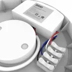 Светильник светодиодный ДБП 12 Вт 1080 лм 6500К AC 220В Белый IP54 круг D205х65мм Пластик ЖКХ аварийный с БАП 1ч Elementary Gauss