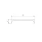 Светильник SP-LINE-HANG-6085-L2000-74W Warm3000 (RAL9005, 120 deg, 230V) IP33 (Arlight, Металл)