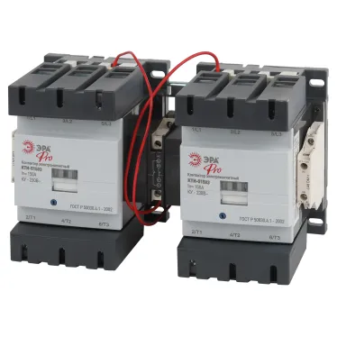 Контактор КТИ-51503 реверсивный PRO KKT53-150-230-10-E 150А 230В/АС3