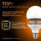 Лампа светодиодная LED 16 Вт 1480 лм 3000К шар G95 теплый E27 AC 220В Black Gauss