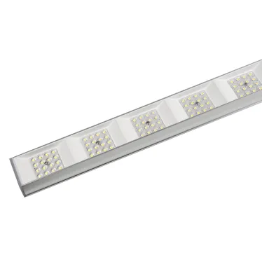 Светильник светодиодный ULO-EL120B-100W/6500K/K SILVER LINKABLE накладной соединяемый Дневной свет (6500K) Корпус серебристый Угол 60 градусов