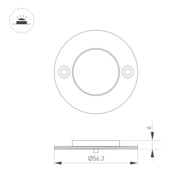 Светильник SP-LINE-HANG-6085-L2000-74W Day4000 (SL, 120 deg, 230V) IP33 (Arlight, Металл)