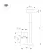 Светильник SP-LINE-HANG-6085-L2000-74W Day4000 (SL, 120 deg, 230V) IP33 (Arlight, Металл)