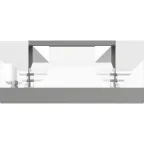 Светильник INOX LED G2 (460) 40Вт 850 SL II class 5000K