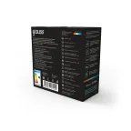 Светильник ночник настольный 5 Вт 200 лм 2700-6000К DC 5В Розовый IP20 112х54х109мм с Li-ion акк 1200мА диммируемый Qplus Gauss