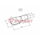 Наконечник ТМЛ (DIN) 70-12 | 08-0069 | REXANT