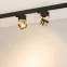 Светильник светодиодный трековый SP-PLURIO-TRACK-4TR-R77-9W Warm3000 (BK-BRS, 36 deg, 230V) (ARL, IP20 Металл, 3 года)